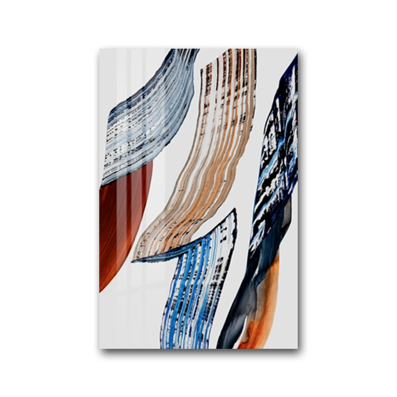 

Abstract Oil Multicolor Lines Nordic Canvas Painting Decoration Wall Art Print Poster and Picture for Living Room Bedroom Home