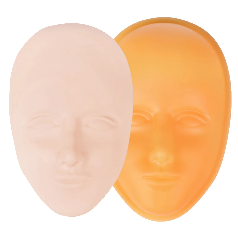 Силиконовая голова манекен для практики татуировок бровей и макияжа|Аксессуары