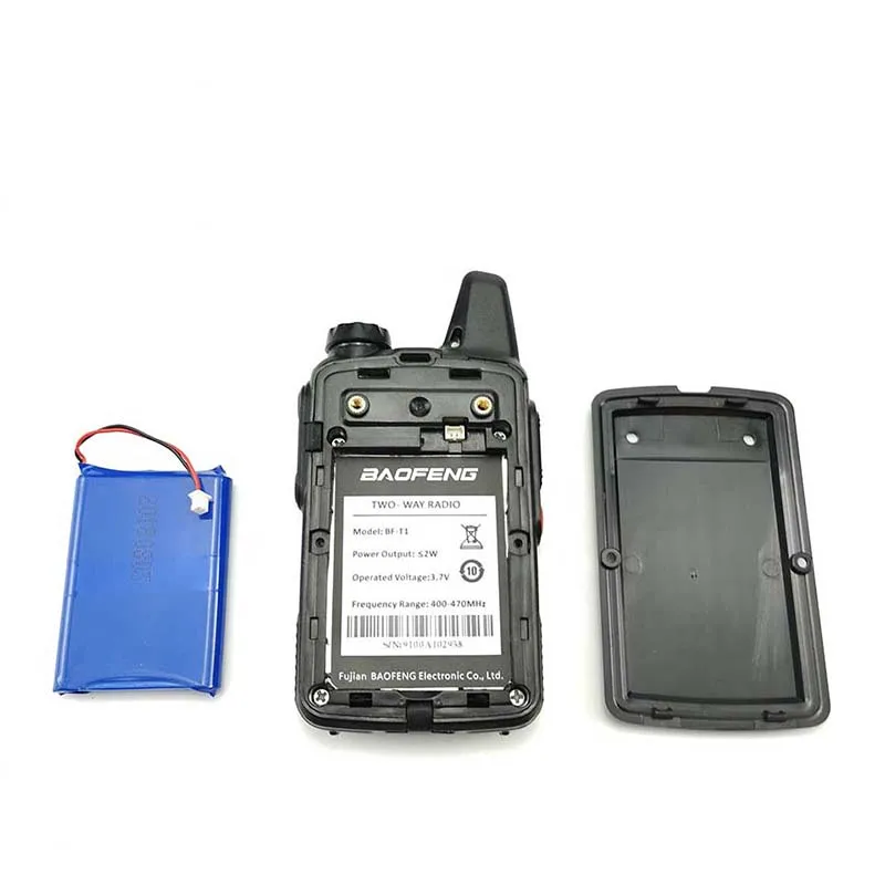2 шт. Baofeng BF T1 мини иди и болтай Walkie Talkie UHF детская двухстороннее радио Ham Радио HF