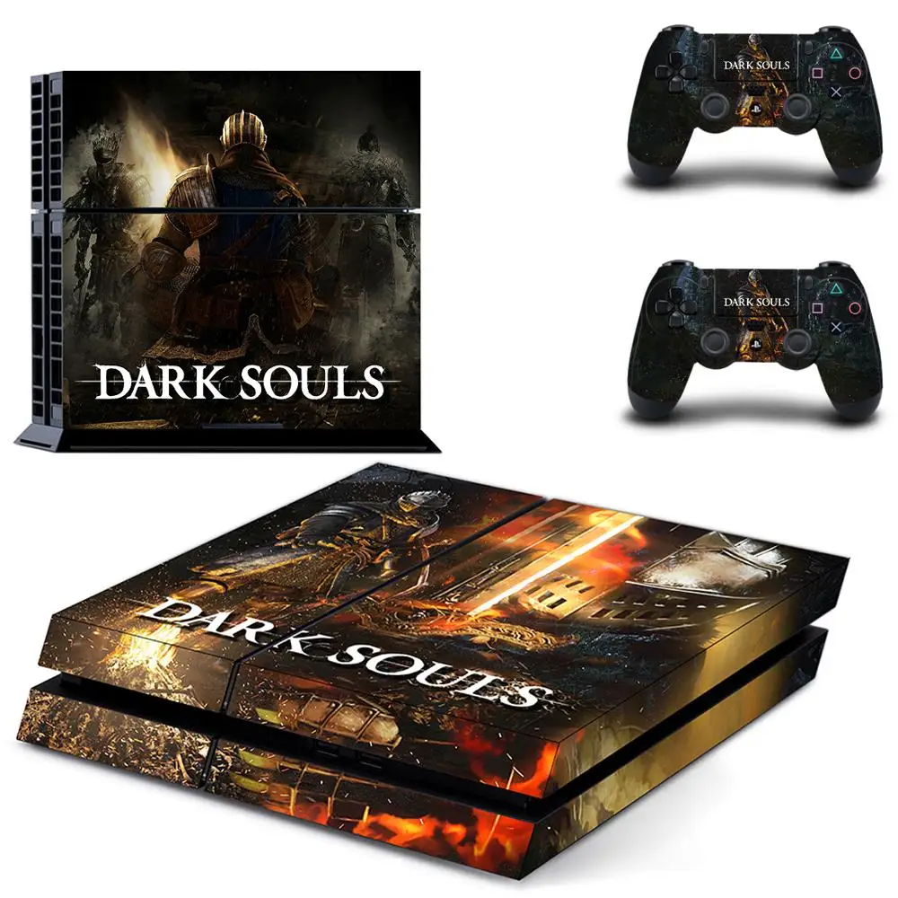 Наклейка на кожу PS4 Dark Souls Remake полное покрытие лицевая панель Виниловая наклейка