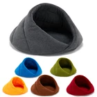 Домик для домашних животных, мягкая флисовая кровать для кошек и кошек, собак