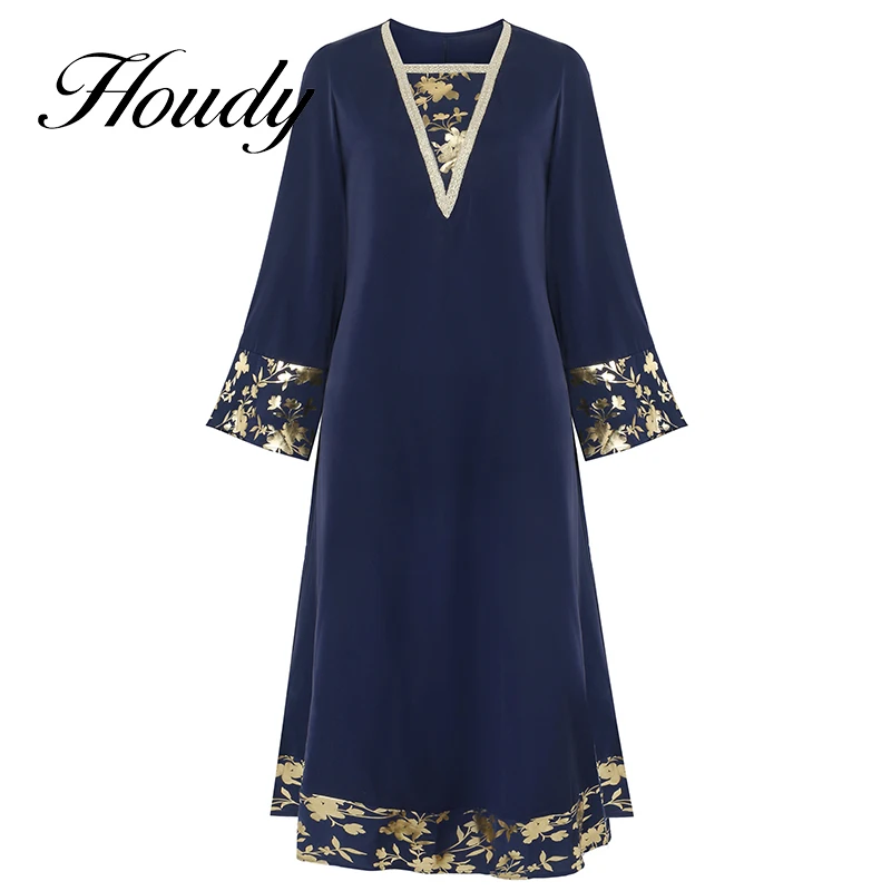 

New Muslim Robe Islamic Clothing for Women Middle East Duibai Arab Ramadan Prayer Lace Polka Stiching Elegant Abaya Belt Dress
