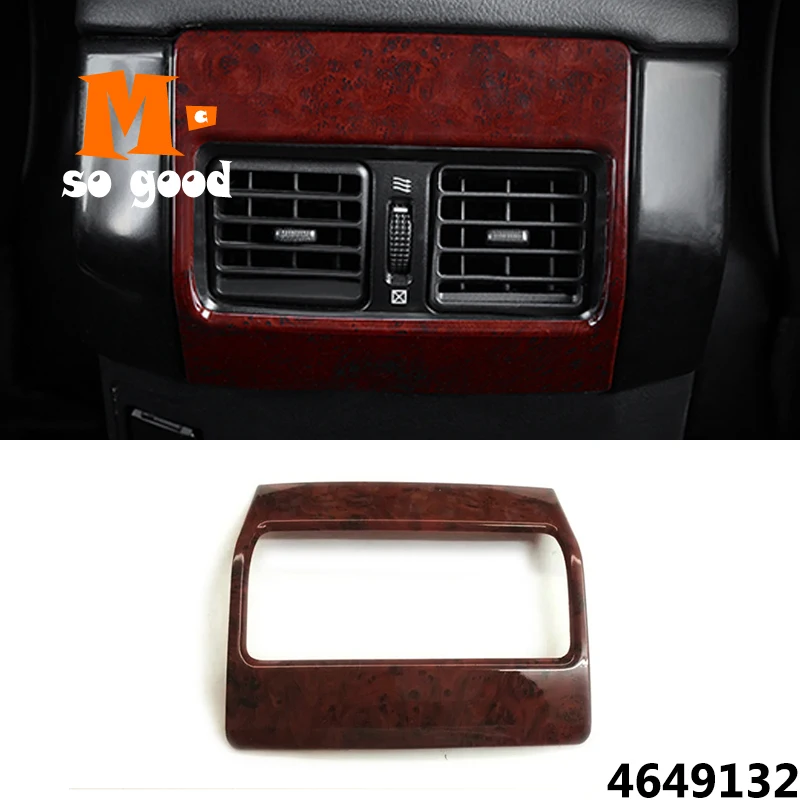 

Аксессуары для интерьера автомобиля 2010-2017 ABS персиковое дерево для Toyota Land Cruiser Prado Автомобильная задняя решетка вентиляционного отверстия панель отделка крышка