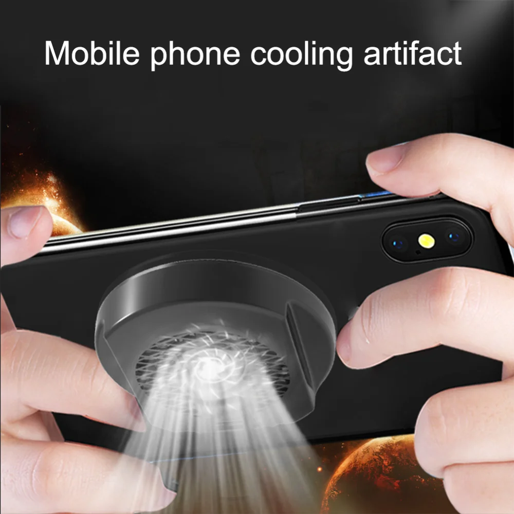 Мобильный телефон кулер Складной вентилятор охлаждающий держатель
