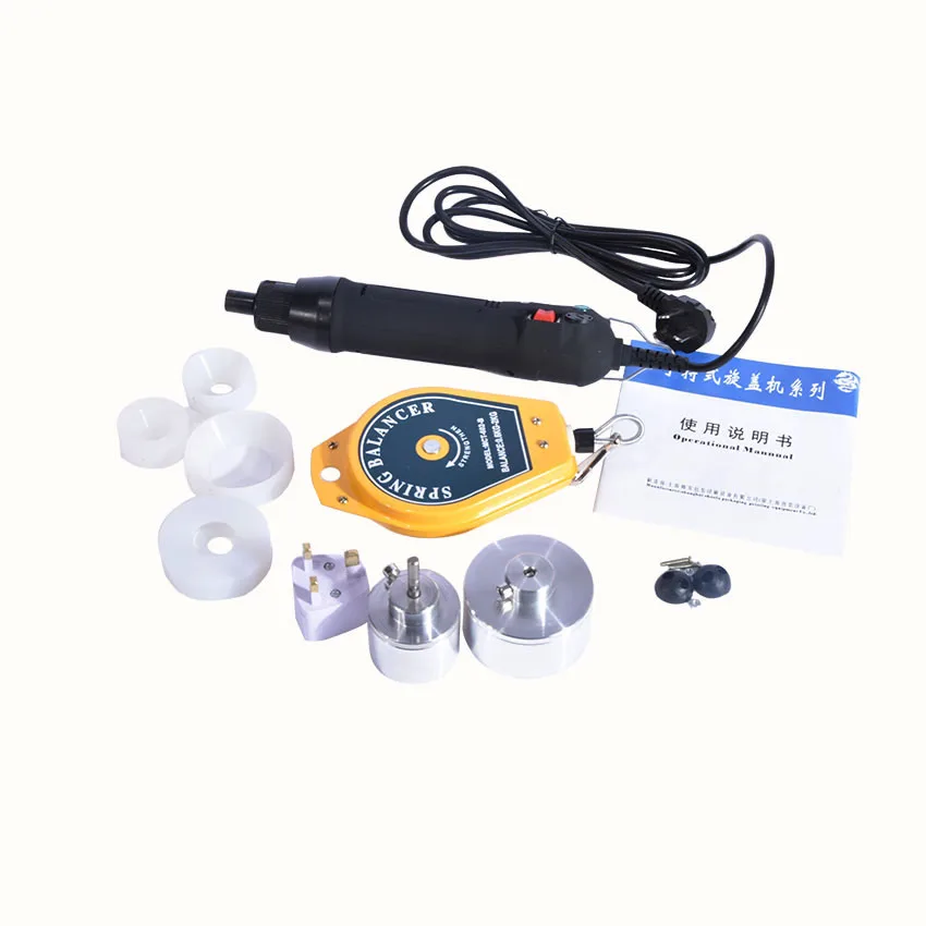 Машина для укупорки бутылок Ручной Электрический укупорочные машины 220V 80w 10-50 мм