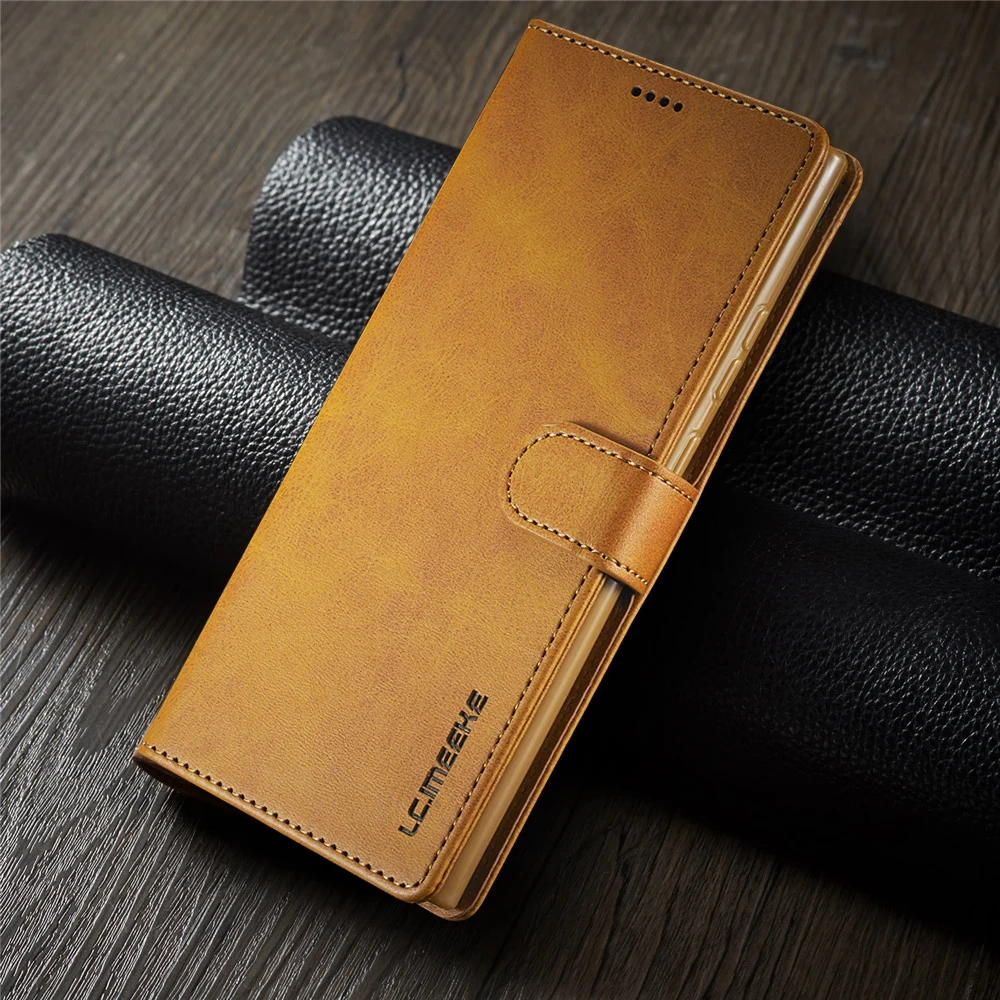 Кожаный чехол книжка для Samsung Galaxy S20 ULtra S10 S10e 5G S9 S8 Note 20 10 9 Plus S7 Edge|Чехлы-портмоне| |