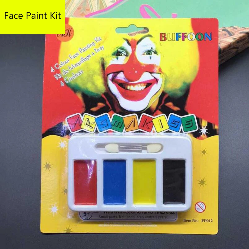 Мини краска для тела мелки праздника вечерние краски макияжа пигменты лица УФ