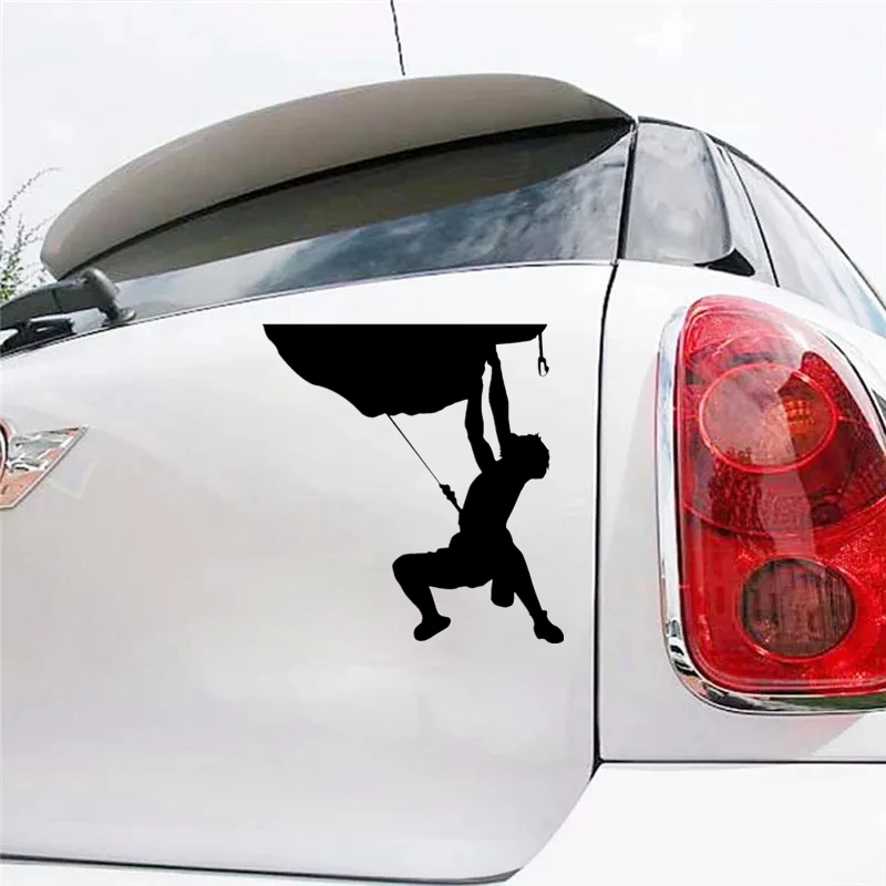 CK2927# наклейки на авто Скалолаз вектор силуэт водонепроницаемые машину наклейка
