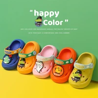 cute children infants baby sandals and slippers childrens slippers summer boys and girls indoor soft soled non slip hole shoes