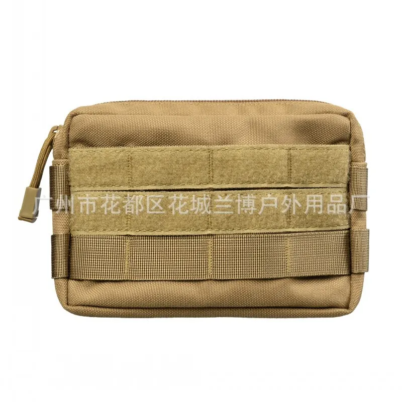 DE Tactical Molle Pouch Small Utility EDC Tool Outdoor Hunting Bag Military First Aid Medical Waist Pack Airsoft Magazine Pouches - Цвет: DE