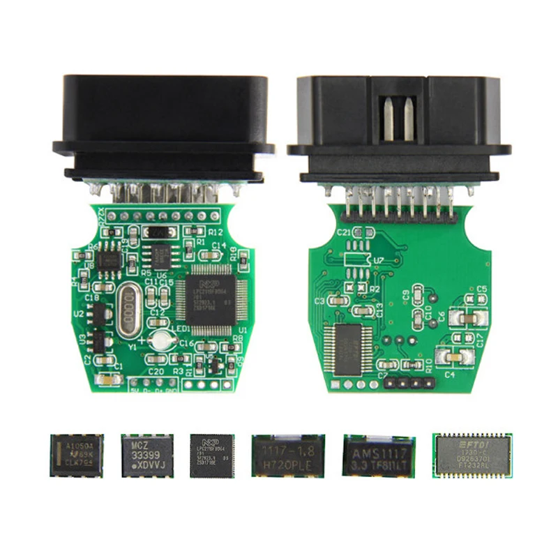 MINI VCI J2534 V15.00.028 FT232RL / FT232RQ Chip for TOYOTA OBDII Diagnostic Tool |