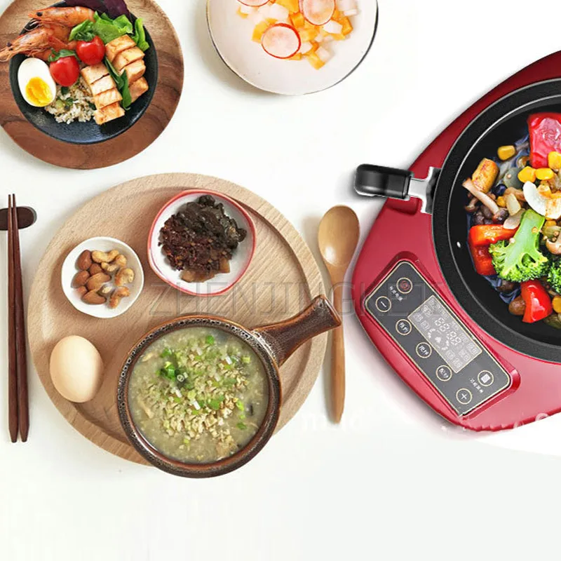 Home High Power Stir Fry Robot Fried Rice Machine Fully Automatic Intelligent Cooking Multifunction Pot 220/110V | Бытовая техника