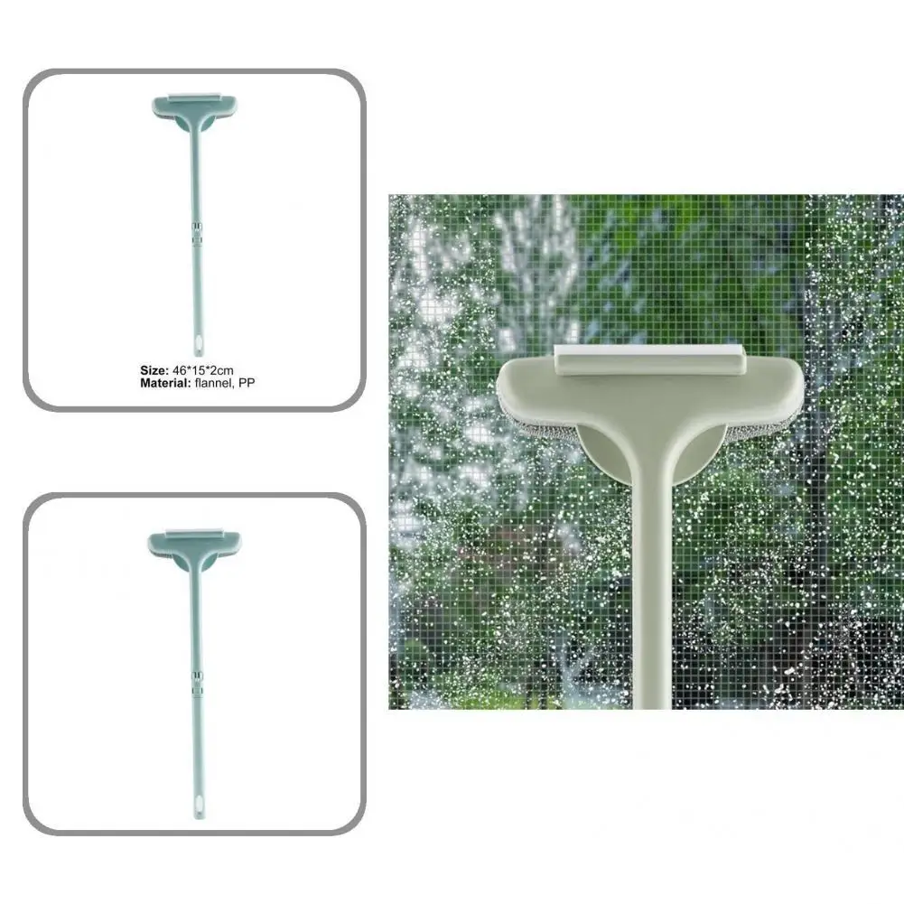 

Устойчивая к царапинам Толстая щетка для экрана двери ванной комнаты моющаяся сетка очиститель экрана удобная ручка для пятен