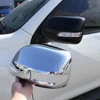 for toyota land cruiser prado fj150 150 2010 2019 abs chrome side rearview mirror cap cover trim stickers car accessories