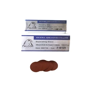 100 шт. стоматологическое лабораторное Материал красный разделяющая колеса дисков для металла или Керамика Корона резки Диаметр