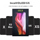ЖК-дисплей для iPhone X Xs Max XR, 3D сенсорный экран с дигитайзером в сборе, GX ZY JK RJ Incell OLED для iPhone 11 Pro Max