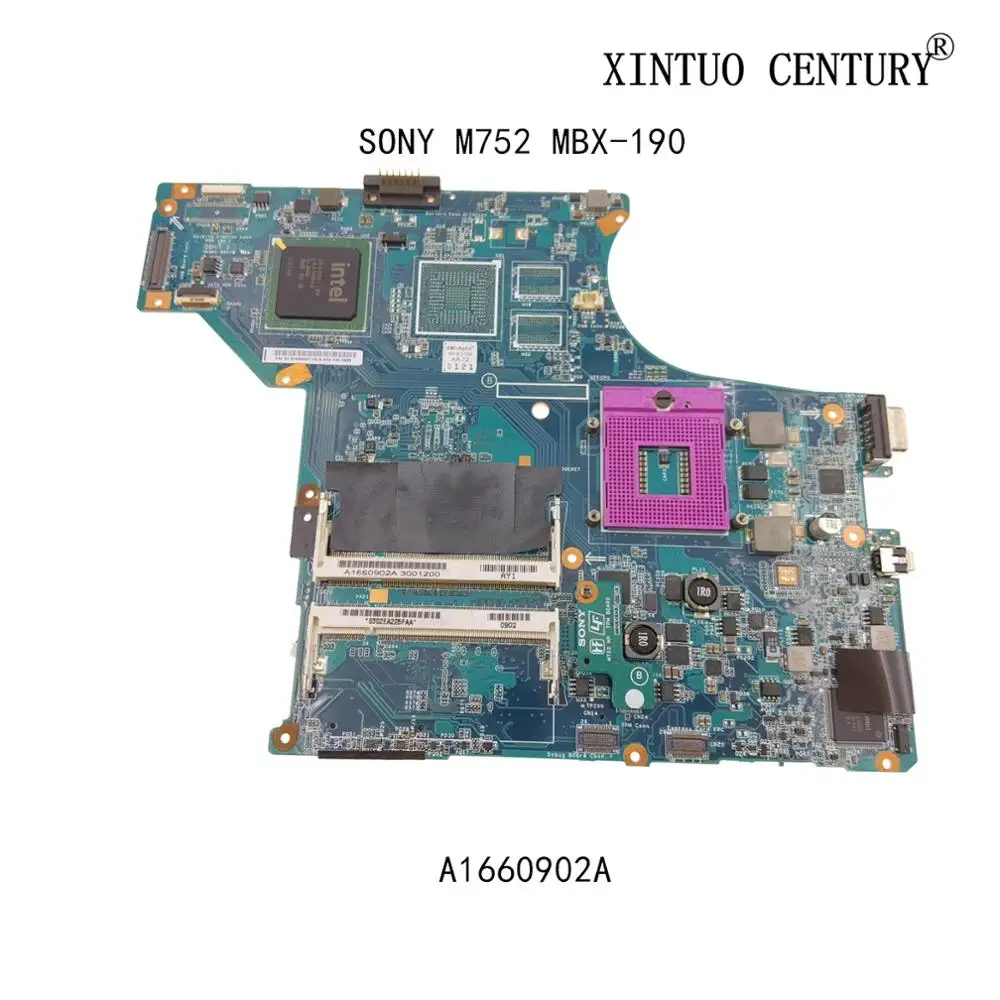 A1660902A для SONY M752 MBX 190 Материнская плата ноутбука 1P 008A100 A011 GM45 PGA 478MN DDR2 материнская 100%