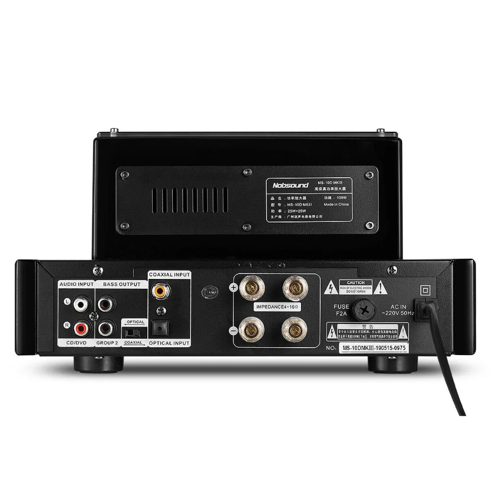 Nobsound HiFi Bluetooth гибридная трубка, усилитель мощности стерео сабвуфер Amp USB/OPT/COAX