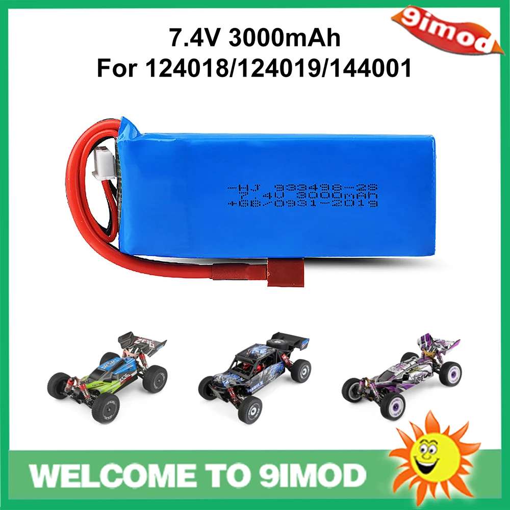 

Новое поступление 1 шт./2 шт./3 шт. 3000 В 144001 мАч литий-полимерный аккумулятор 2S для Wltoys 124018 124019 104001 124016 Радиоуправляемый автомобиль R/C грузовик, ...
