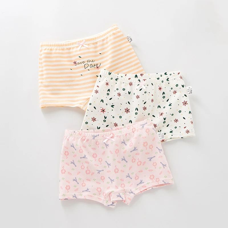 

3pcs/lot Children Underwear Girl Panties Cotton Cartoon Sweet Design Panties Cute Girls Panties Underwear Xl Kids Panties 4 12Y