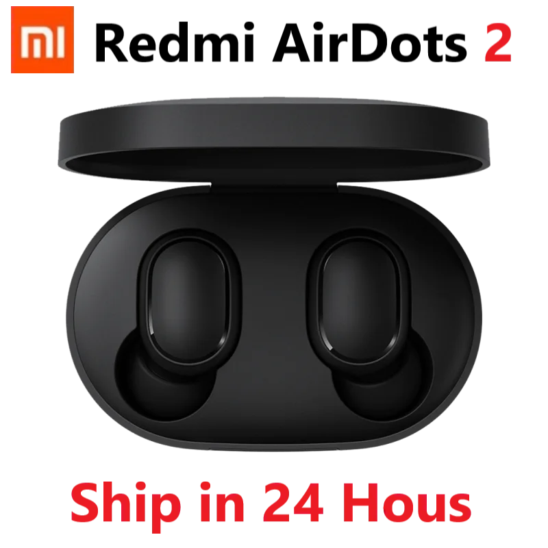 В наличии 2020 новые Xiaomi Redmi AirDots 2 левый и правый низкий ЛАГ режим Mi TWS Bluetooth наушники