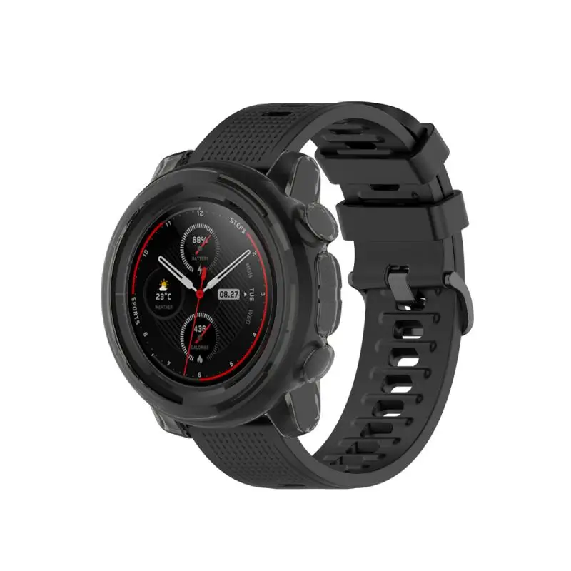 Подходит для смарт-часов Amazfit Stratos 3 Huami спортивные часы защитный чехол мягкий ТПУ