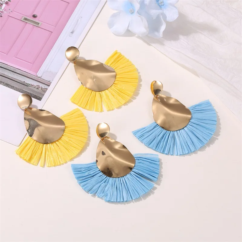 Бумажные складные веерные Красочные золотые черные зеленые желтые синие