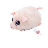 10cm new ty beanie boos big eyes phone wipe pink suckling pig plush dolls collection stuffed toy child birthday christmas gift