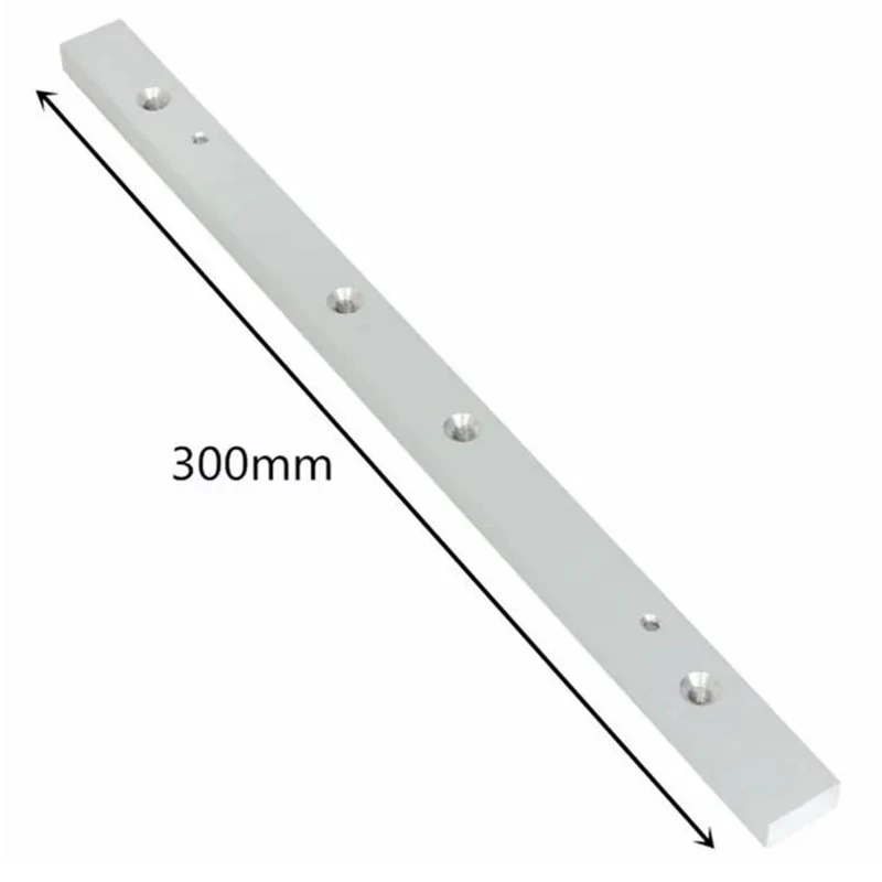 Ползунок для направляющей из алюминиевого сплава 300 мм с кольцом или без