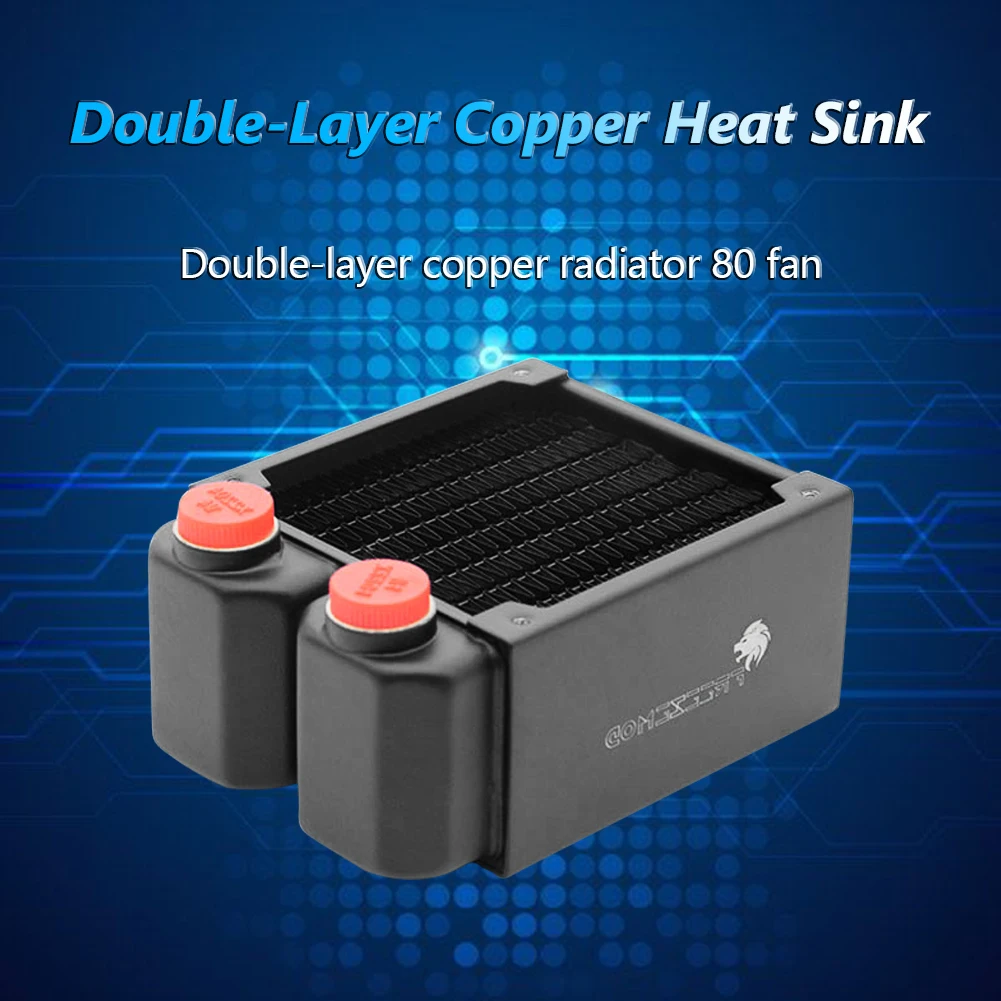 

Computer Water Cooler Water Cooling Radiator Double Copper Radiator Double Copper Radiator Suitable For Desktop Computers