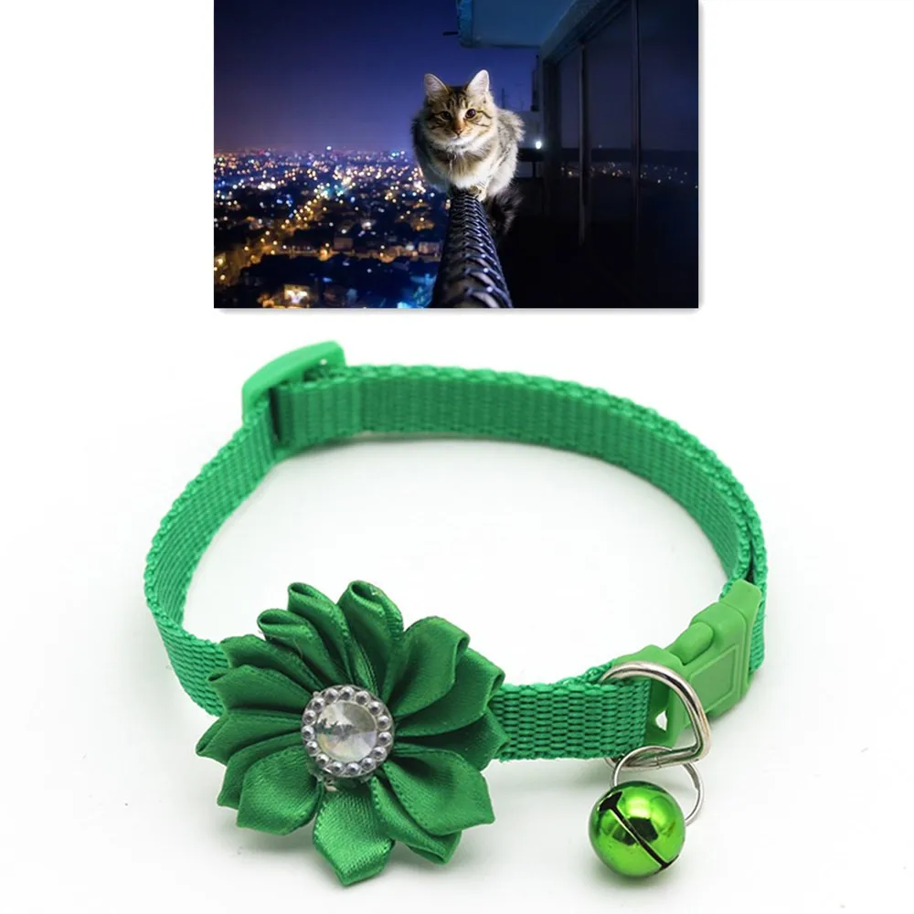 Ошейник для кошек и собак легко носить регулируемое Быстроразъемное эластичное