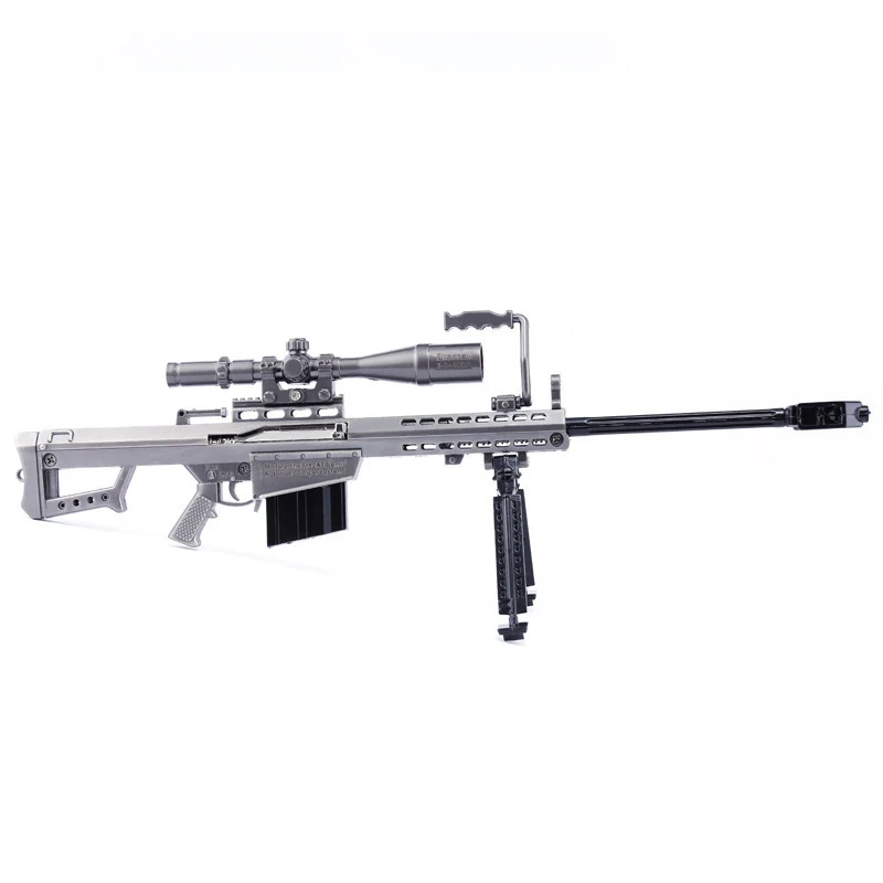 Мини Barrett сплав Игрушечная модель пистолета оружие снайперская винтовка для