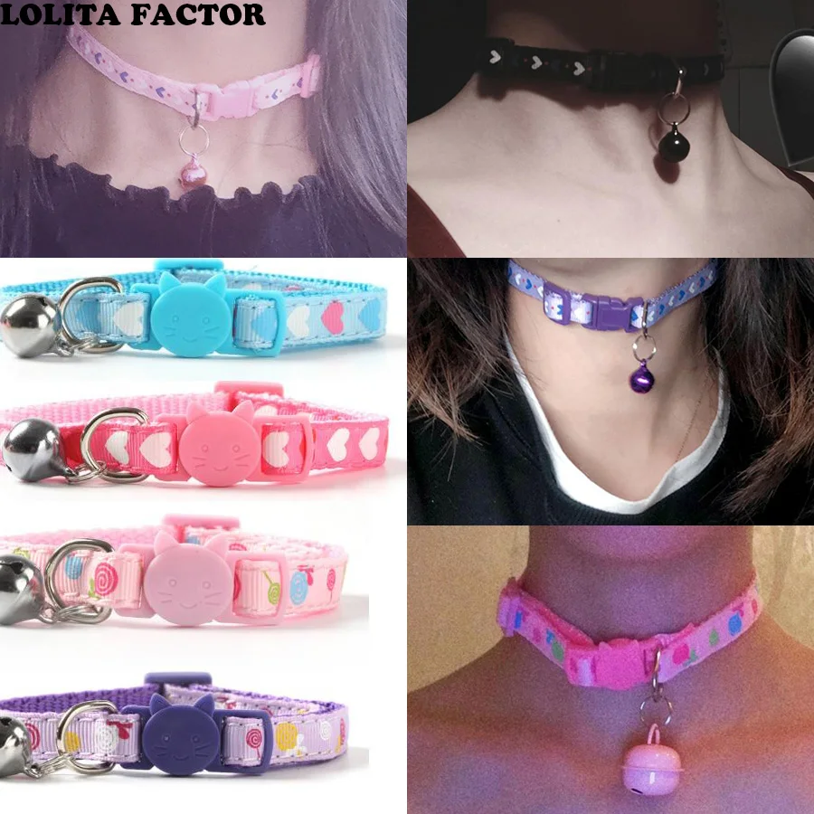 Милые японские туфли в стиле лолита ожерелье кролик Модная пикантная темно