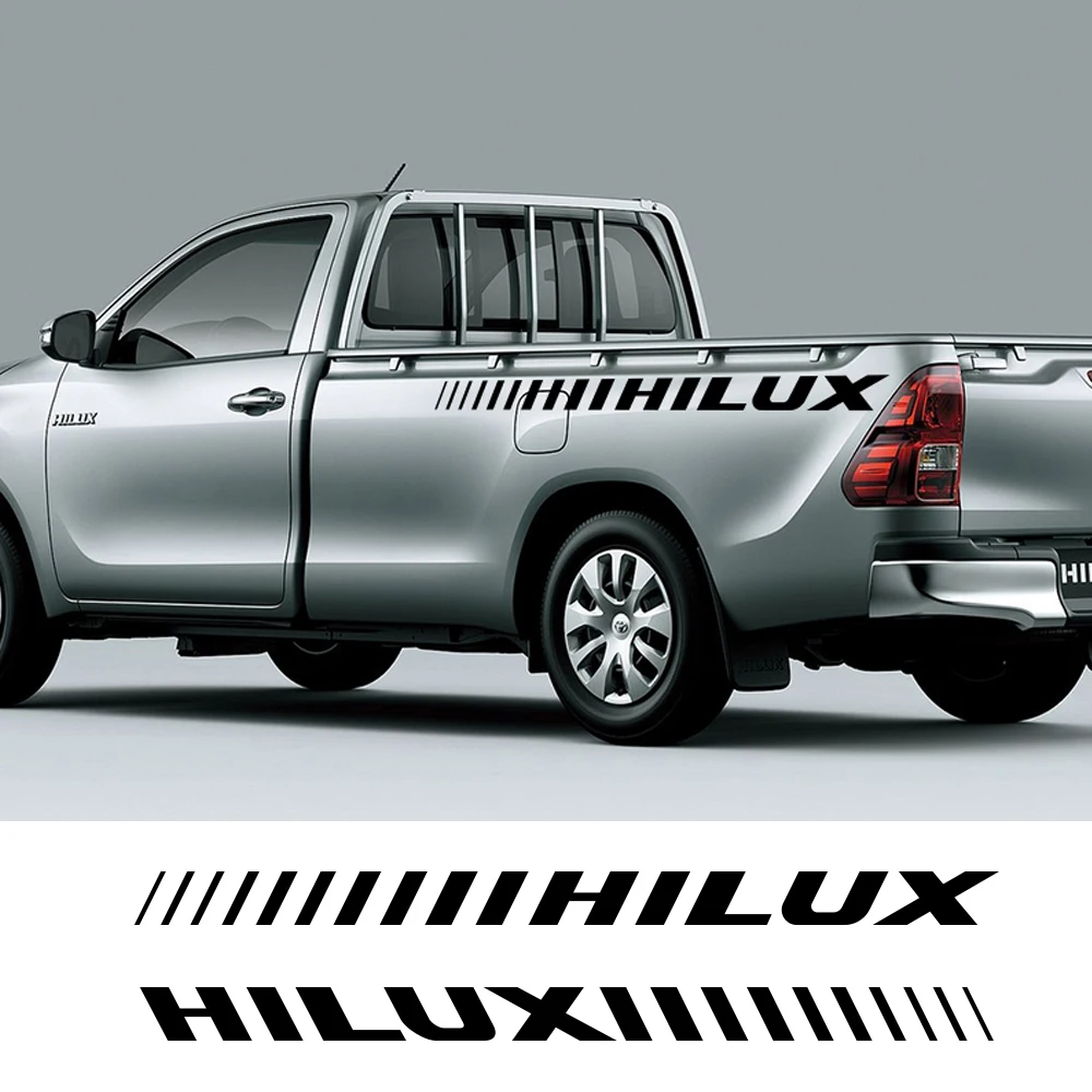 Для Toyota Hilux Revo Vigo боковой кузов автомобиля виниловые полосы наклейки