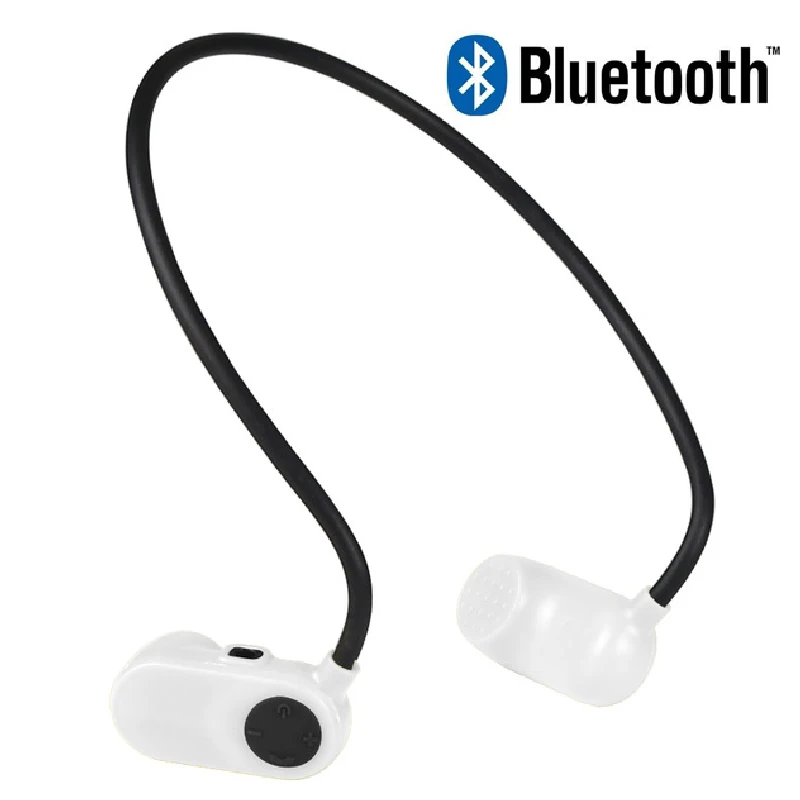BT White MP3-плеер и Bluetooth PT-X V31 костной проводимости HIFI водонепроницаемые наушники для плавания на открытом воздухе USB MP3 Музыкальные плееры - Цвет: BT White