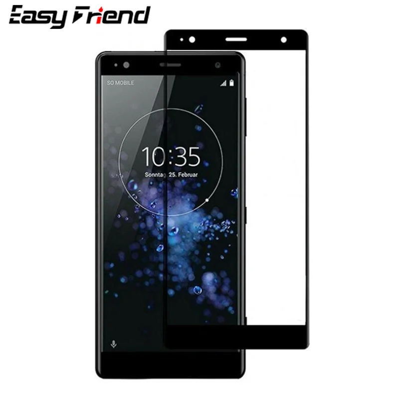 For Sony Xperia XZ2 Compact Premium Screen Protector 9H Toughened Protective Film Guard 3D 2.5D Tempered Glass | Мобильные телефоны