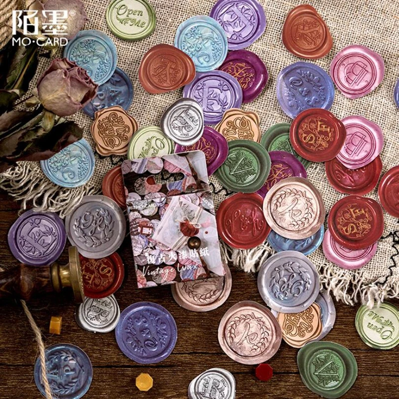 Винтажная наклейка для скрапбукинга 46 шт./кор. в стиле ретро огненная бумага