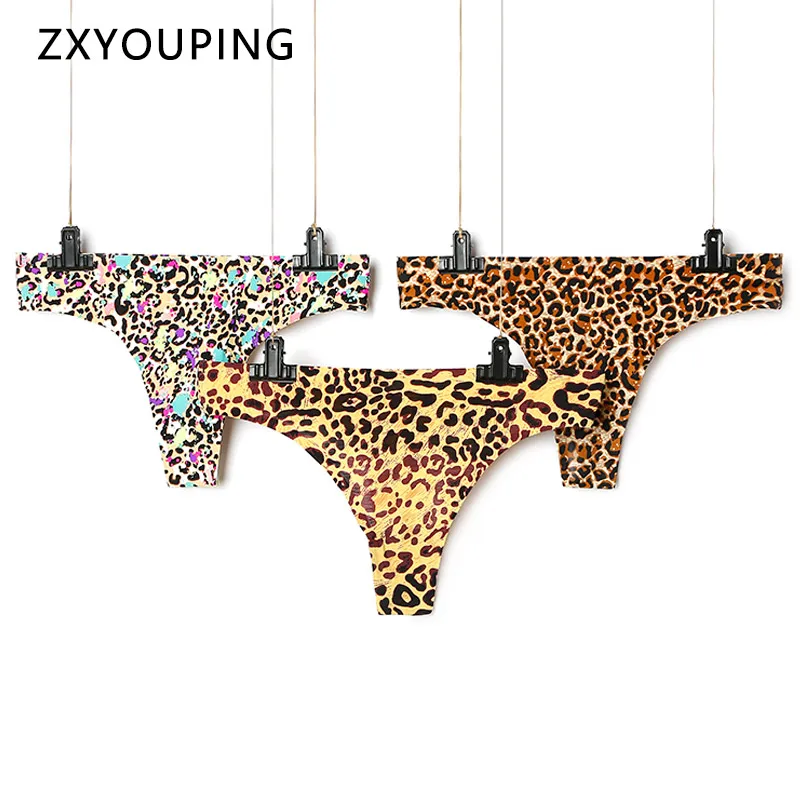 3 шт./лот бесшовные стринги сексуальные женские из ледяного шелка с низкой