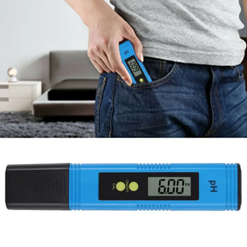Digital Electric PH Meter LCD Tester hydroponics Home laboratory Aquarium Water Monitor 15.1x3.1x 1.7cm 0.00-14.00pH Testing Pen |