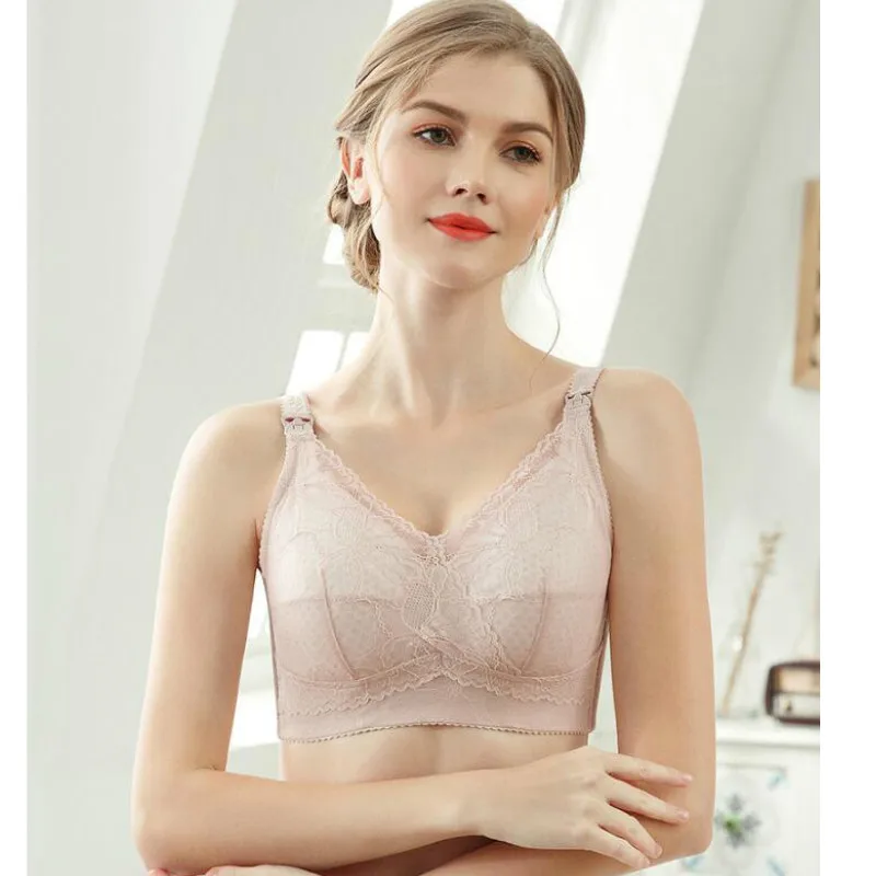 

D002 Comforty Women Feeding Pregnant Maternity Bras Women Underwear Nursing Maternity Bra Wireless Underwear Breast Bra For Nurs