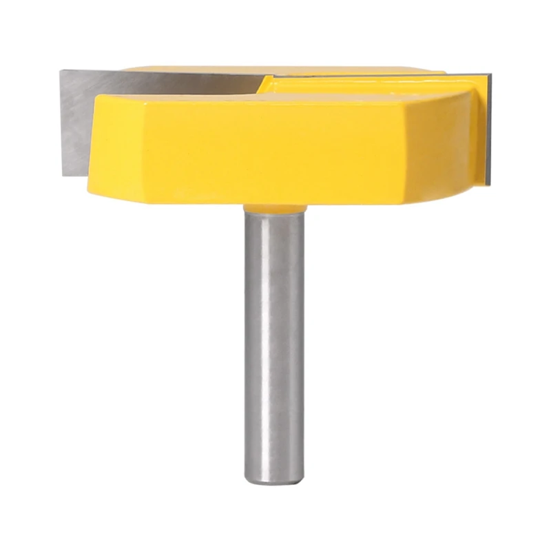 

8Mm Shank Cleaning Bottom Router Bits Milling Cutter Wood Cutters 2-3/16 Cutting Diameter For Surface Planing Router Bit