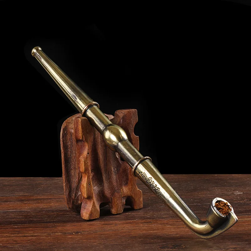 Ручная трубка из медного сплава для курения табака трубки домашвечерние НКИ