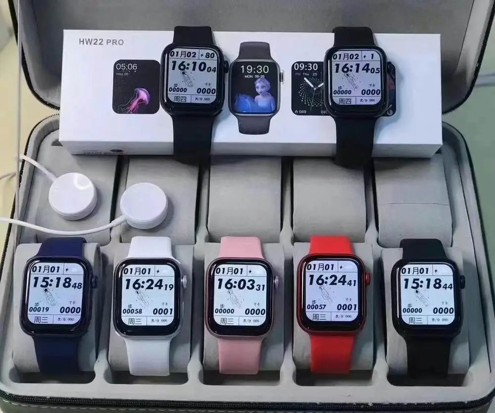 

2022 new Smartwatch HW22 Pro W26 T500 X7 Y68 HW12 T900 T500+plus reloj inteligente Watch 6 iwo HW22 Wearfit pro Smart watch seri