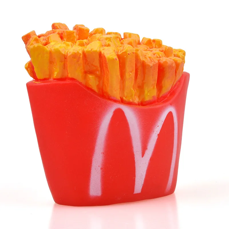 Обучение собака игрушка писк моделирование картофеля-фри Форма чистки зубов