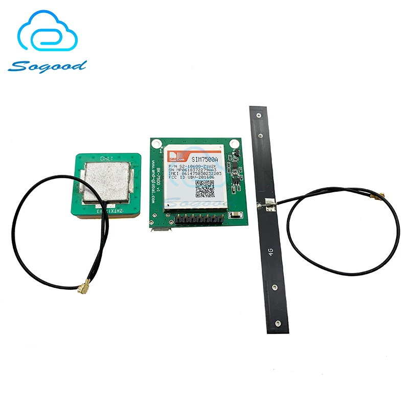 SIM7500A breakout board sim card slot SIM7500 EVB Board LTE Cat1 Module LGA LTE-FDD B2/B4/B12 UMTS/HSPA+ B2/B5 for North America |