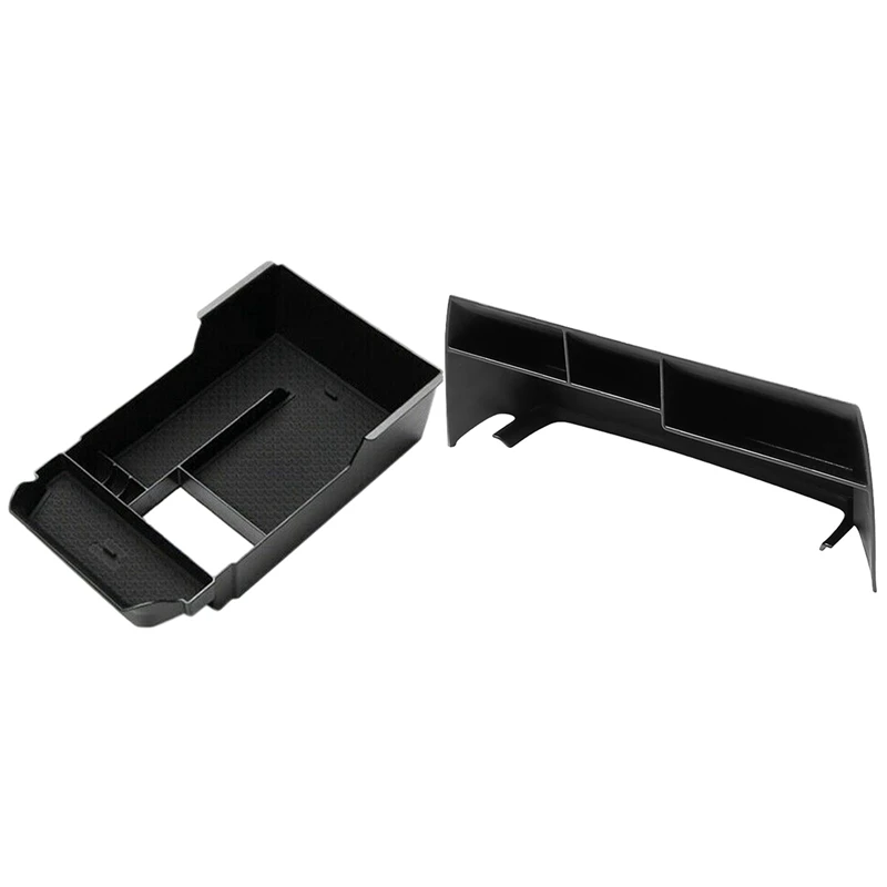 

2 шт., автомобильные аксессуары: 1 коробка для центрального подлокотника и 1 коробка для хранения центральной консоли