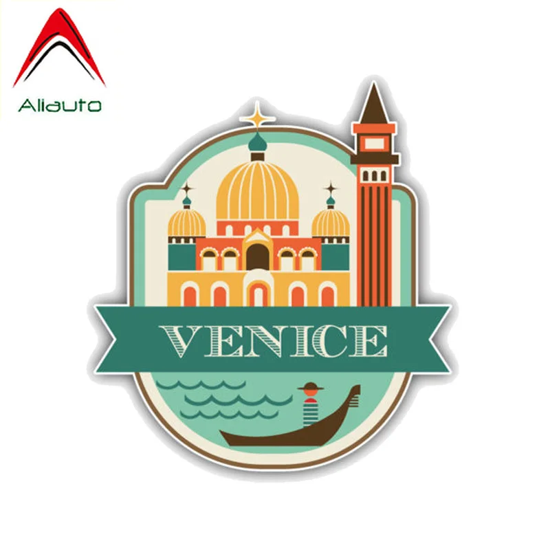Забавная Автомобильная наклейка Aliauto Венеция Италия аксессуары для путешествий