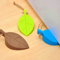 1pc silicone door stopper kids baby safety door stop leaf shape anti pinch finger protection kids door guards safe protector