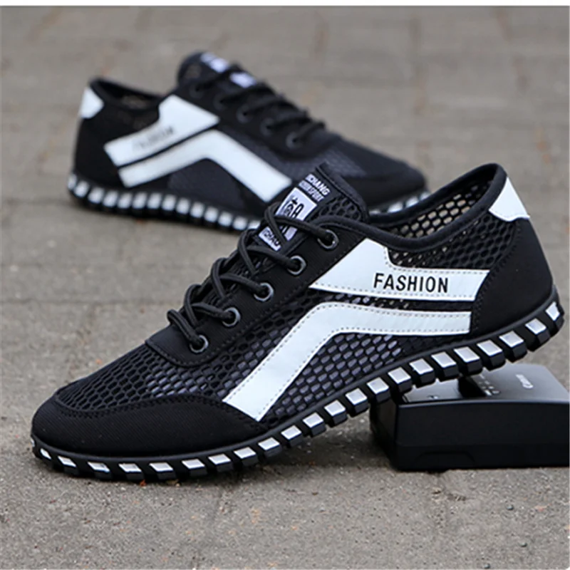 

Brand Trainers Men sneakers New Fashion Men mesh Casual Shoes High Quality Adult Moccasins Men Driving Shoes Male Footwear Unise