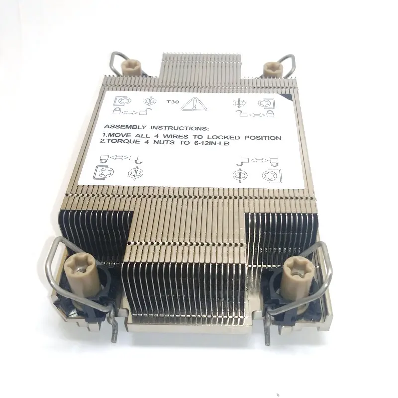 Узкий кулер 1U LGA4677 для сервера 2u чехол тепловой ЦП без вентилятора - купить по